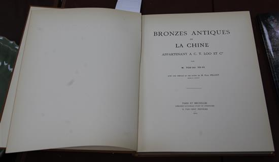 Bronzes Antiques de la Chine Appartenant à C T Loo et Cie, published by Libraire Nationale dArt et Dhistorie, 1924,